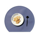 Axyaa Silicone Round Placemats - Set of 6