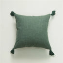 Axyaa Linen Pillow Covers 45x45cm Super Soft Decorative Cushion for Living Room