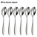 Axyaa Stainless Steel Cutlery Set | Mirror Finish Flatware Knife Fork Spoon Dining Set