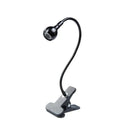 Axyaa Dimmable LED Clip-On Reading Light with Flexible Gooseneck for Bedroom Desk