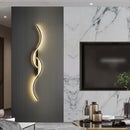 Axyaa LED Wall Sconce Modern Minimalist Light for Bedroom and Living Room