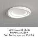 Axyaa Modern LED Ceiling Light Minimalist Black White Chandeliers