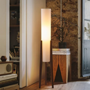Axyaa Walnut Floor Lamp, Modern Chinese Style, LED Lighting for Living Room, Bedroom.