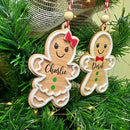 Gingerbread Cookie Ornament Personalized for Kids by Axyaa