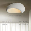 Axyaa Nordic Wabi Sabi LED Ceiling Chandelier Cream Style Modern Bedroom Light
