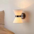 Axyaa Vintage Japanese Wabi Sabi Fabric Wall Lamp for Home Bedroom Bathroom Lighting
