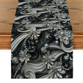 Axyaa Elegant Floral Table Runner for Dining Room Decor