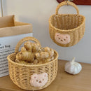 Axyaa Woven Hanging Storage Basket for Fruits and Sundries
