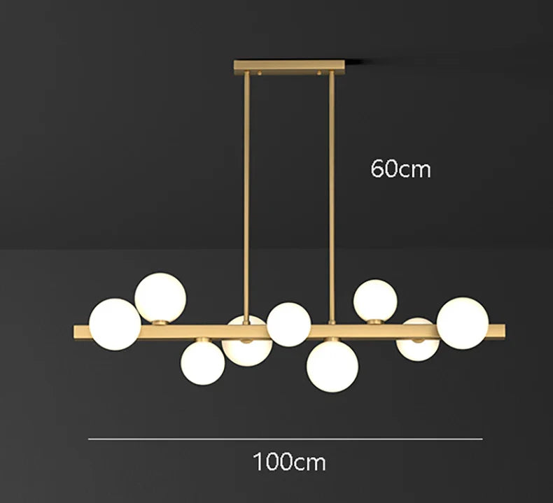 Axyaa Chandelier Dining Room Pendant Lights Salon Ceiling Lamps