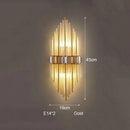 Axyaa Crystal Wall Lamp: Elegant Lighting for Study Bedroom Living Room