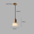 Axyaa Marble Pendant Light: Nordic Minimalist LED Wall Lamps