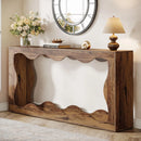 Axyaa Farmhouse Console Table with Storage, 63 Inches, Behind Sofa, Entryway Sofa Table