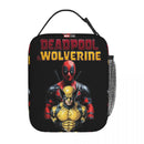 Axyaa Insulated Lunch Bag Cooler for Travel - Deadpool & Wolverine Theme