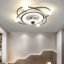 Axyaa Nordic Ceiling Fan Light Remote Control 6 Speed Bedroom Living Room Fan