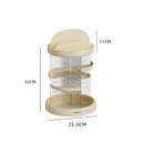 Axyaa Acrylic Makeup Organizer for Vanity & Perfume Holder - Rotating Cosmetic Storage Box