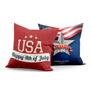 Axyaa LOVE USA Square Pillowcase for Home Decor