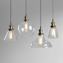 Axyaa Loft Pendant Lights: Industrial Glass Vintage Living Room Lighting for Cafe Bar