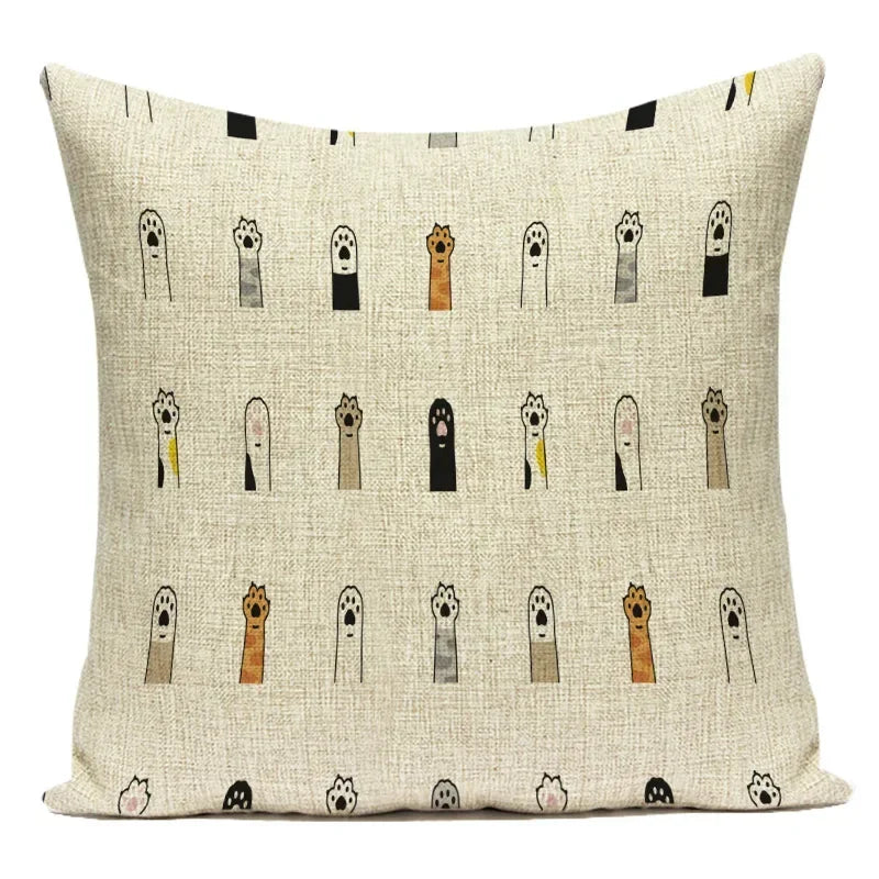 Axyaa Cartoon Pillow Cover: Cute Print Pillow Cover for Home, Bedroom, & Car