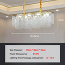 Axyaa Gold Crown Chandelier: Elegant Crystal Pendant Light for Home Decor