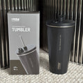 Axyaa Insulated Cold Cup with Diamond-Shaped Straw for Portable Ice Cream Water.