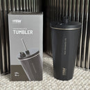 Axyaa Insulated Cold Cup with Diamond-Shaped Straw for Portable Ice Cream Water.