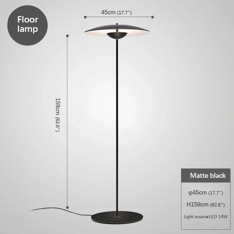 Axyaa Nordic LED Floor Lamp - Modern & Stylish for Family Living Room & Bedroom