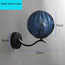 Axyaa Nordic Glass Wall Lamp Modern Minimalist Living Bedroom Light