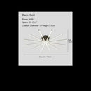 Axyaa Luxury Copper Chandelier LED Ceiling Lamp for Living Room, Bedroom, Study