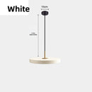 Axyaa Nordic Disc Pendant Light Multicolor for Dining Room and Bar.