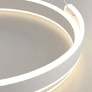 Axyaa Modern LED Ceiling Chandelier: Black/White, Living/Dining/Bedroom/Kitchen, Home Lighting Fixture