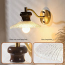 Axyaa Retro Glass LED Wall Lamp for Home Decor