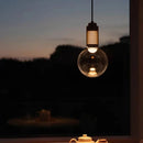 Axyaa Modern Glass Pendant Light with Remote Control for Home Decor