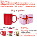 Axyaa Magic Photo Mug Customized with Your Image and Text - Ceramic Tea Cup