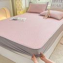 Axyaa Cooling Mattress Cover: Smooth Fiber, Breathable Flat/Fitted Sheet, Skin-friendly