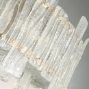 Axyaa Glass Chandelier: Postmodern Creative Lighting for Living Room and Bedroom