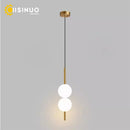 Axyaa Long Line Black/Gold Pendant Light for Bedroom and Living Room Wall Decor