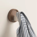 Axyaa Solid Wood Jacket Hook - Walnut Creative Single Hotel Bathroom Clothes Hook