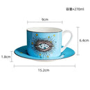 Axyaa Gold-plated Face Animal Ceramic Coffee Cup | Fine Bone Teacup | Home Decor & Gift
