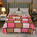 Axyaa Plaid Flannel Throw Blanket - Cozy All-Season Bedspread