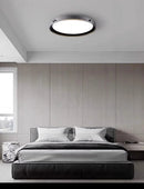 Axyaa Modern LED Ceiling Light: Black Acrylic, Living Room, Bedroom, Kitchen Lighting