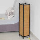 Axyaa Bamboo Curtain Floor Lamp LED Art Decor for Living Room Teahouse Office