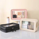 Axyaa Transparent Cosmetic Bag: Large Capacity Makeup Pouch & Toiletry Case
