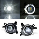 Axyaa LED DRL Angel Eye Fog Lamps for Mitsubishi Lancer 2008-2013