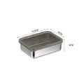 Axyaa Stainless Steel Food Preservation Container for Kitchen Refrigerator Storage