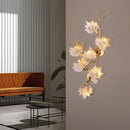 Axyaa Maple Leaf Pendant Light for Modern Minimalist Living Room