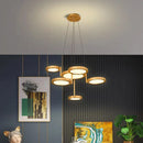 Axyaa Modern LED Pendant Chandeliers for Living Room and Dining Room Lighting