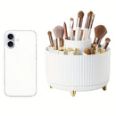 Axyaa Rotating Makeup Brush Holder Organizer for Dresser Desktop Bathroom Office Storage
