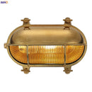 Axyaa Nordic Copper Wall Lamp Glass LED Stair Light Loft Style Wandlamp