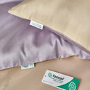 Axyaa Queen Duvet Cover Set - Lyocell/Cotton Mix, Natural Plant Fibers