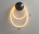 Axyaa LED Woven Thread Wall Sconce for Modern Soft Atmosphere in Home, Living Room or Bedroom
